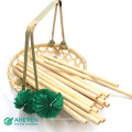 Healthy Wholesale Reusable Customized Laser Logo Peeled Bamboo Tube Straws Bamboo Straw Peeled
